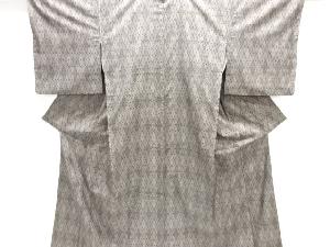 クリスマスセール大特価品　抽象模様織り出し本場泥大島紬着物(9マルキ)